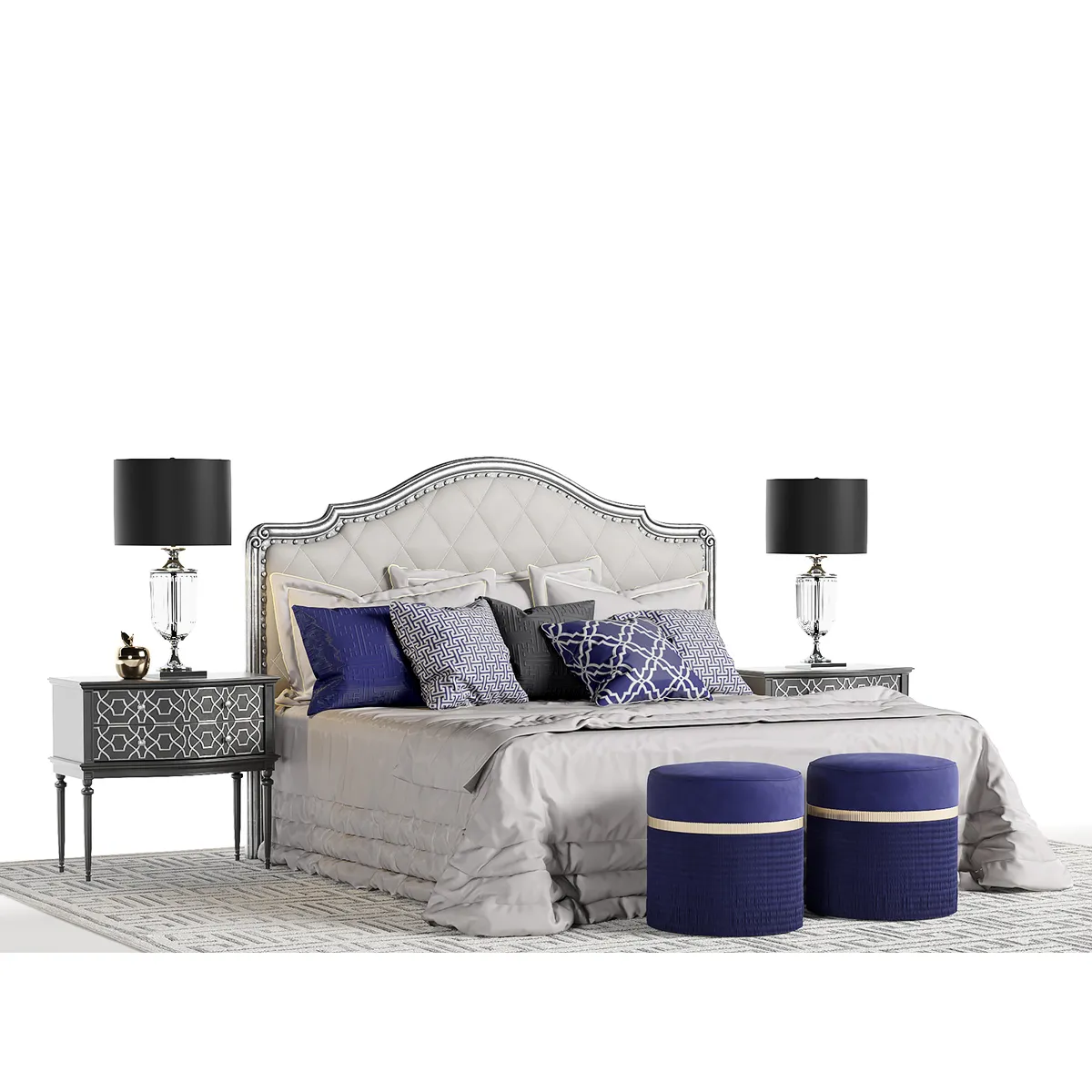 furniture – Bed Marge Carson Rivoli 3ds Max