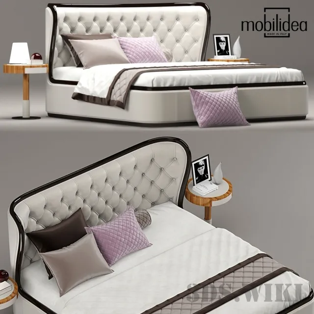 furniture – Bed MARGOT collection MOBILIDEA 3ds Max