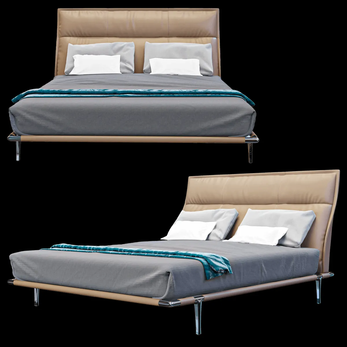 furniture – Bed Mr Moonlight 3ds Max