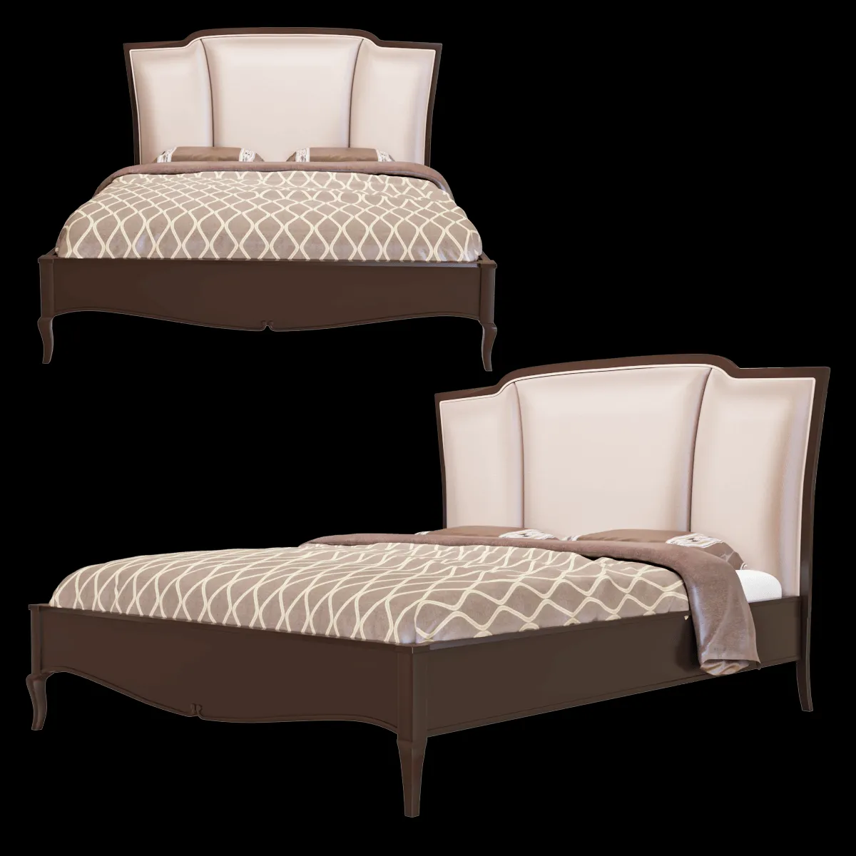 furniture – Bed N0302  LCI Stile 3ds Max