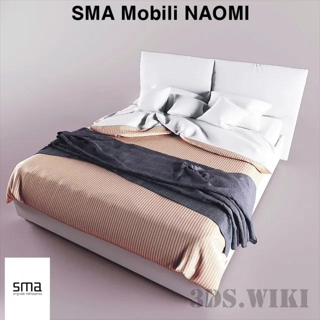 furniture – Bed Naomi Sma 3ds Max