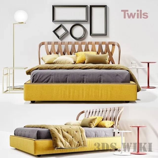 furniture – Bed NATURAL By Twils 3ds Max