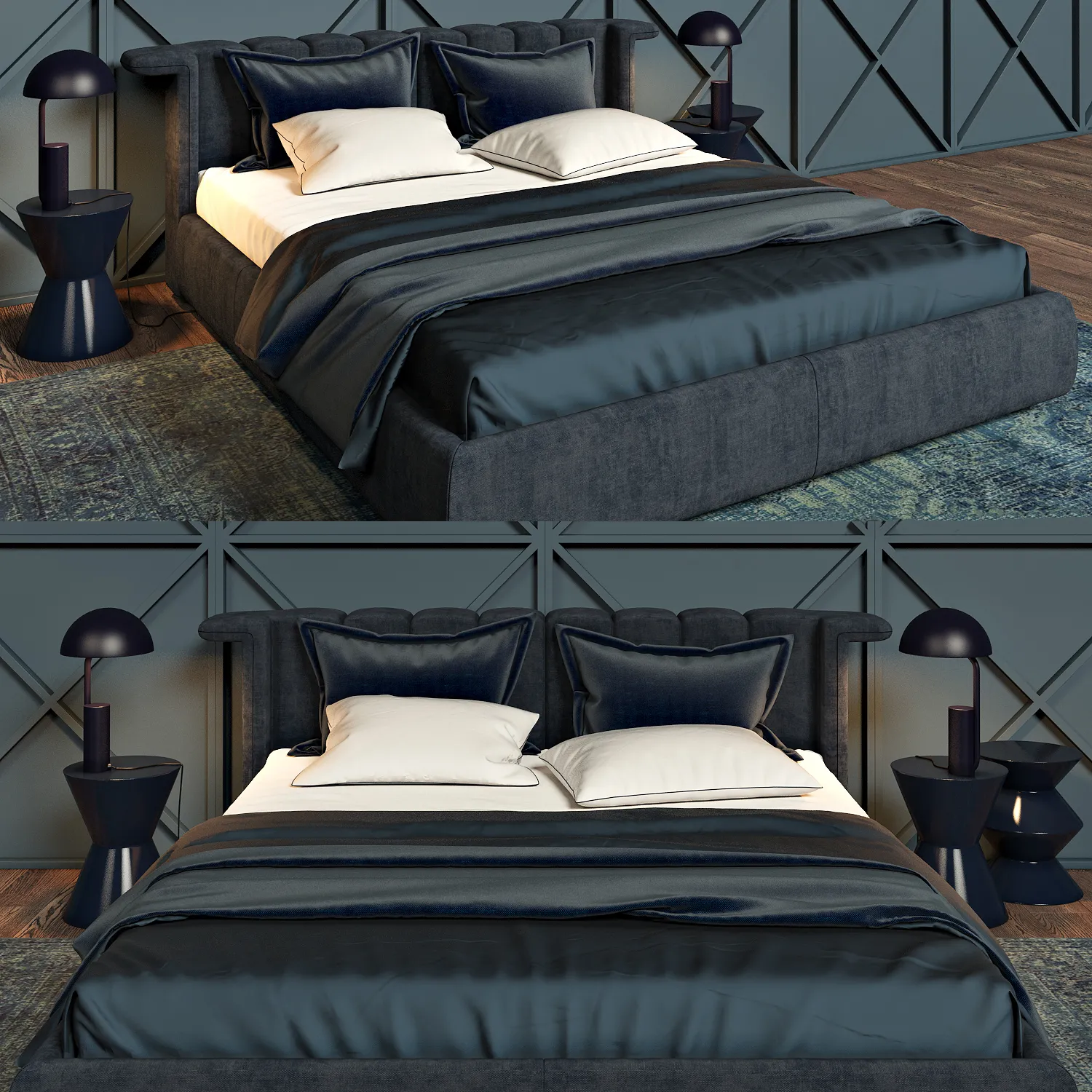 furniture – Bed Novaluna PRINCE 3 3ds Max