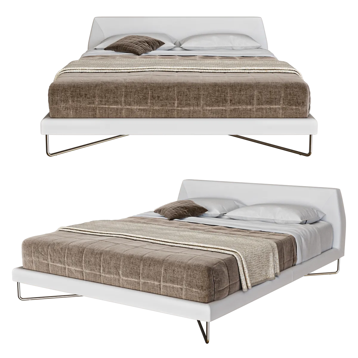 furniture – Bed Novamobili Chocolate 3ds Max