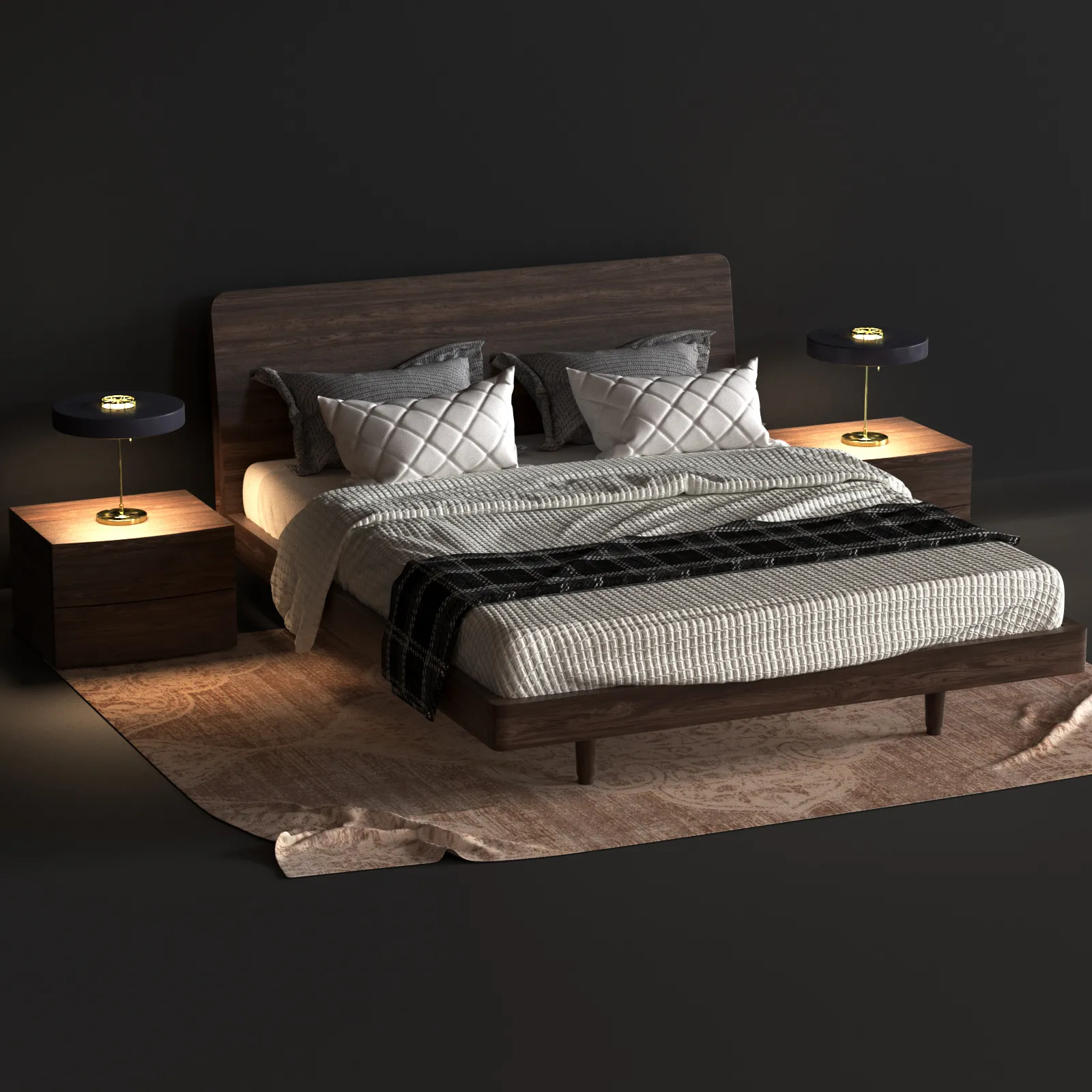 furniture – Bed Novamobili Dedalo 1 3ds Max