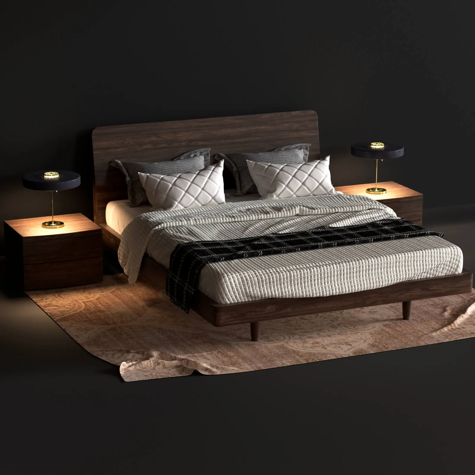furniture – Bed Novamobili Dedalo 3ds Max