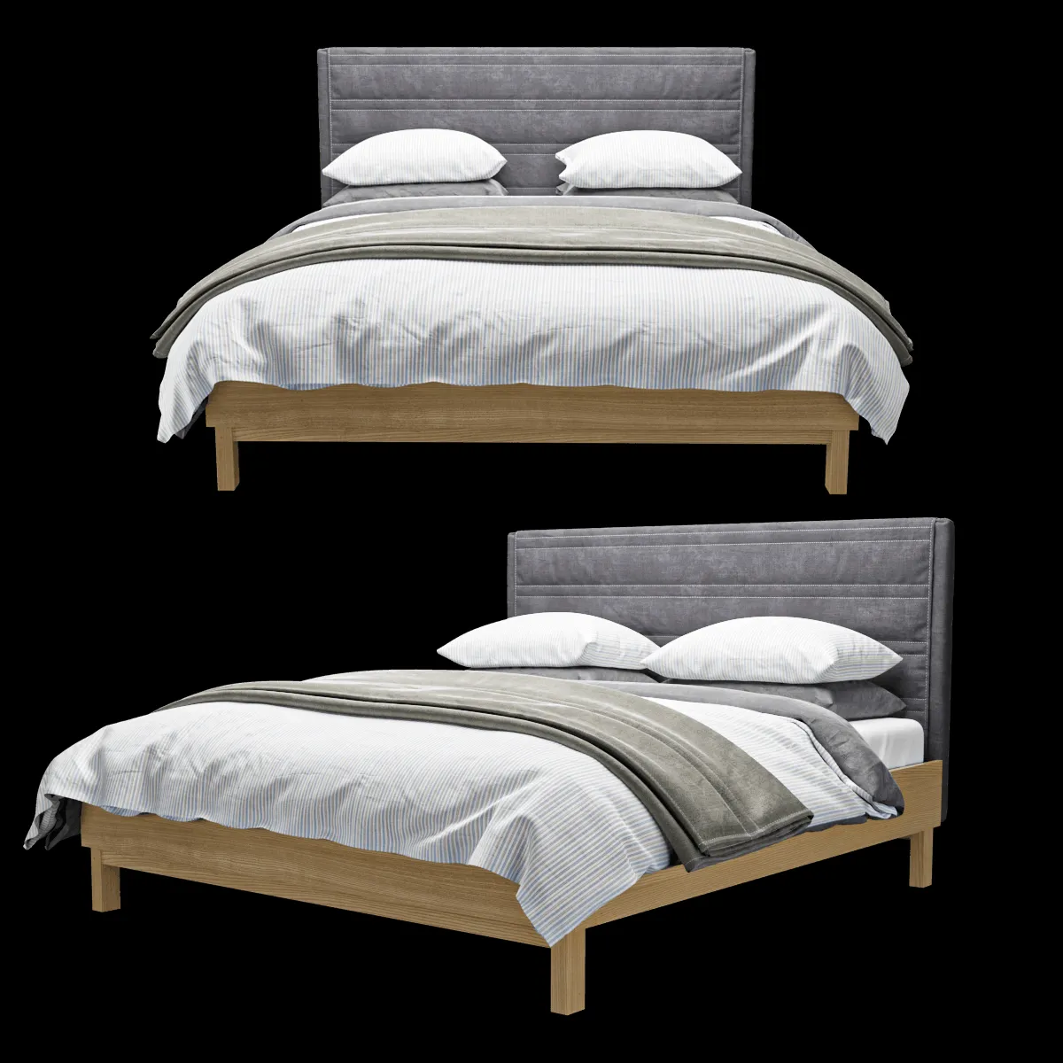 furniture – Bed Oppland 3ds Max