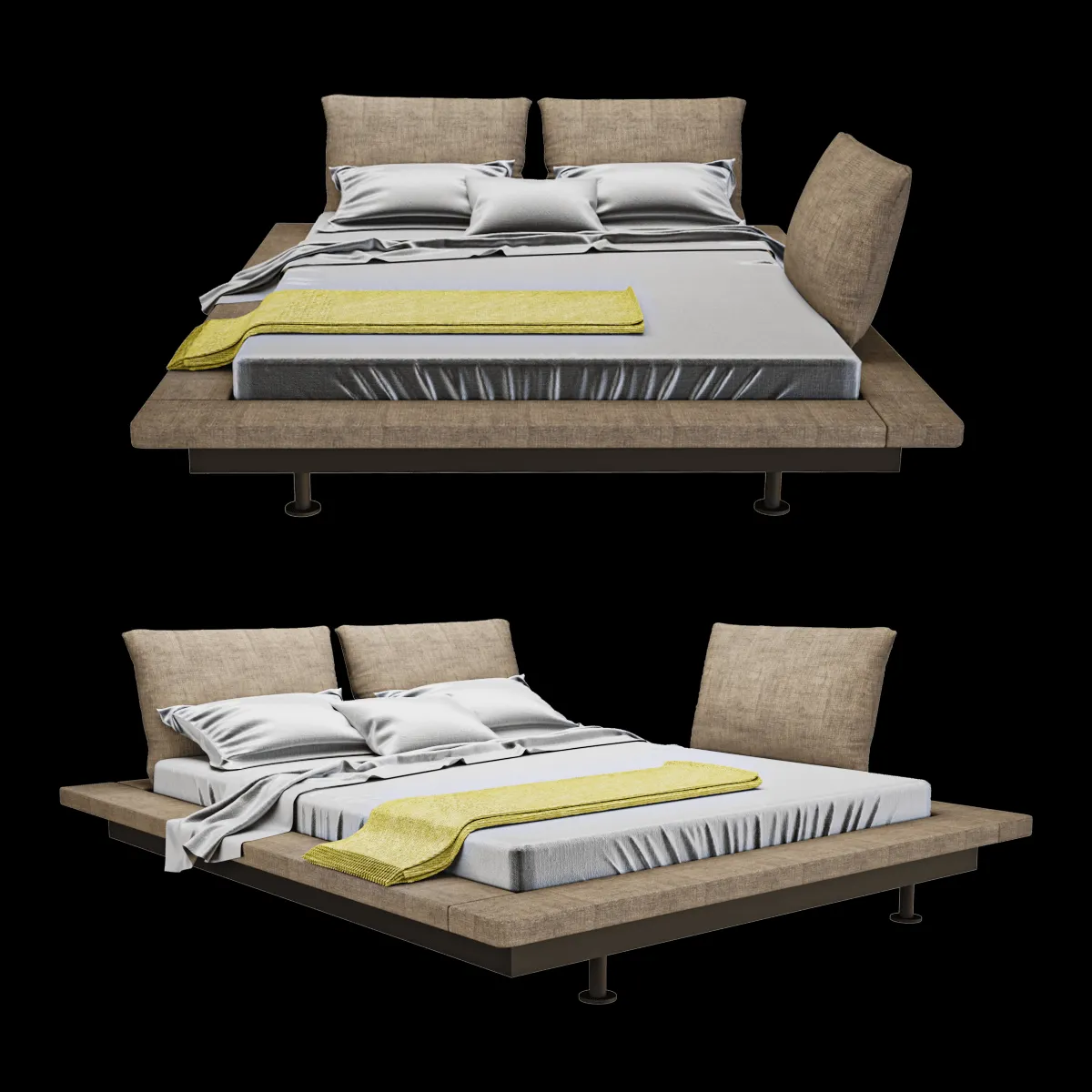 furniture – Bed Peter Maly 3ds Max