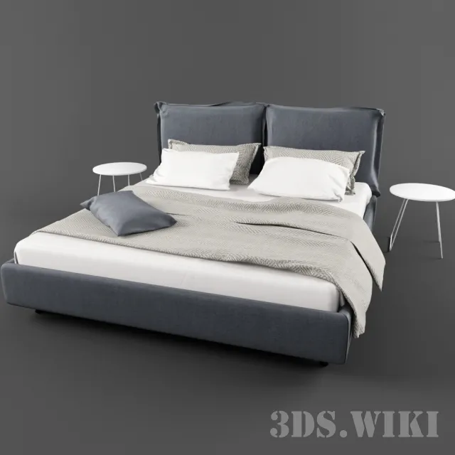 furniture – Bed Polsterbett Versa I 3ds Max