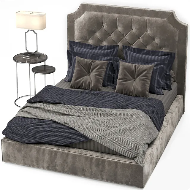 furniture – Bed Poltrona Frau Mamy 02 3ds Max