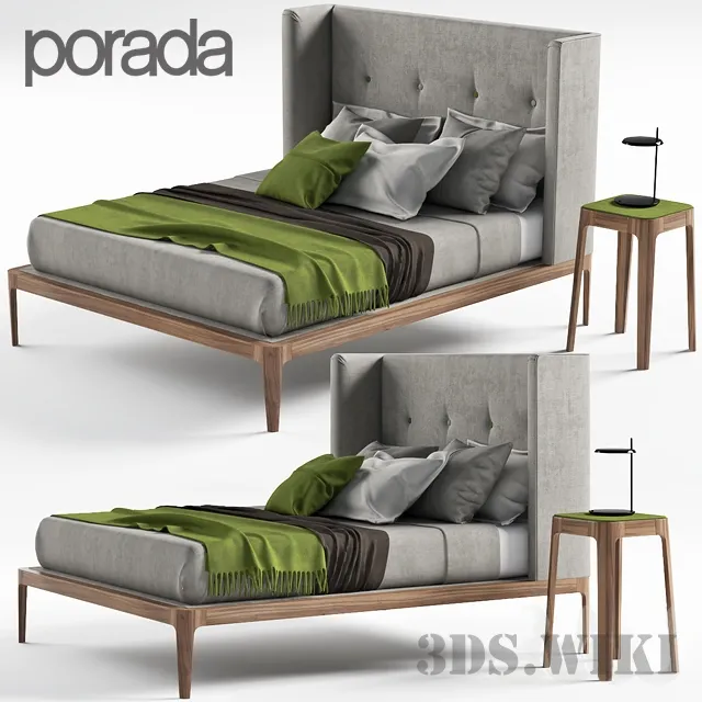 furniture – Bed Porada Ziggy 3ds Max