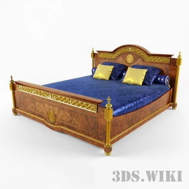 furniture – Bed Principessa EMERGROUP 3ds Max