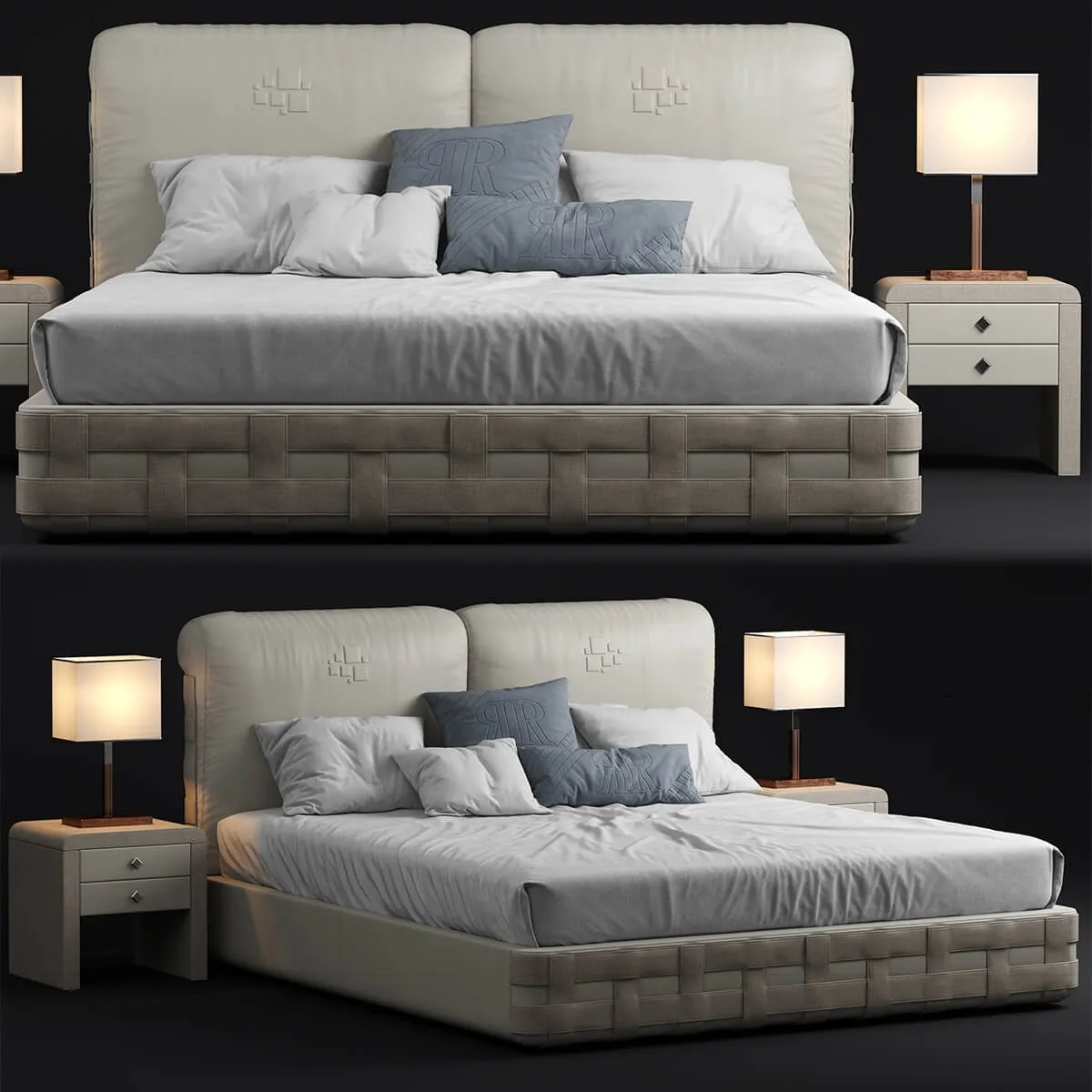 furniture – Bed rugiano braid 3ds Max