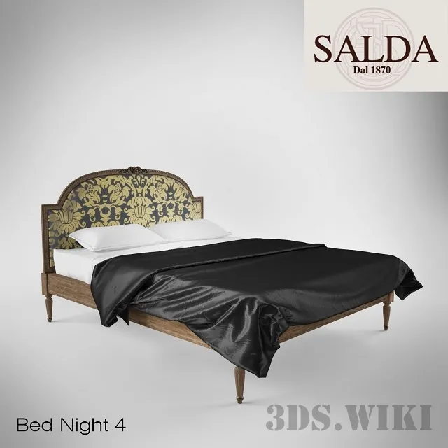 furniture – Bed SALDA ARREDAMENTI Night 3ds Max