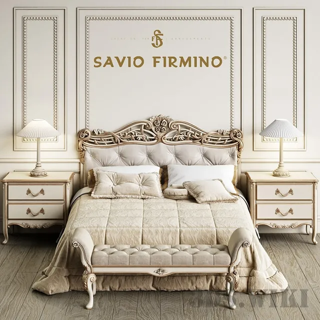furniture – Bed Savio Firmino 1773 3ds Max