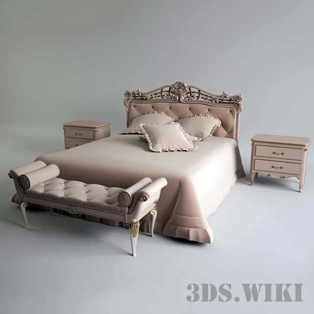 furniture – Bed Savio Firmino 1773 3ds Max