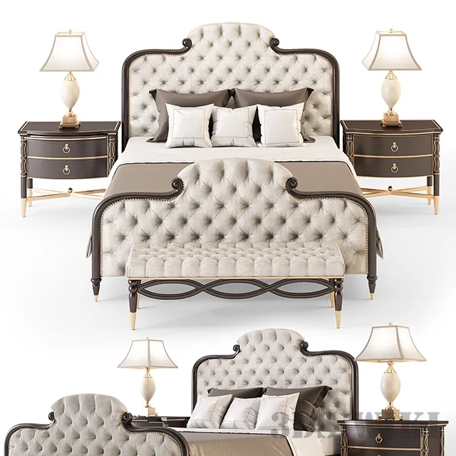 furniture – Bed Set 3ds Max