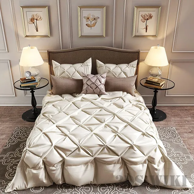 furniture – Bed set Madison Park Lafayette 3ds Max