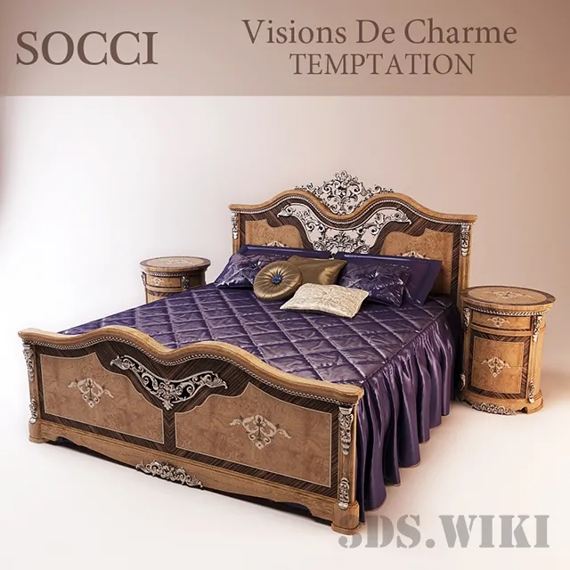 furniture – Bed Socci Visions De Charme TEMPTATION 3ds Max