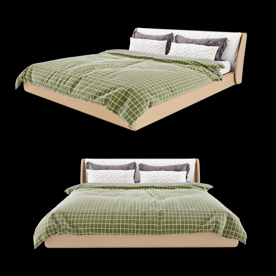 furniture – Bed Spencer 3ds Max