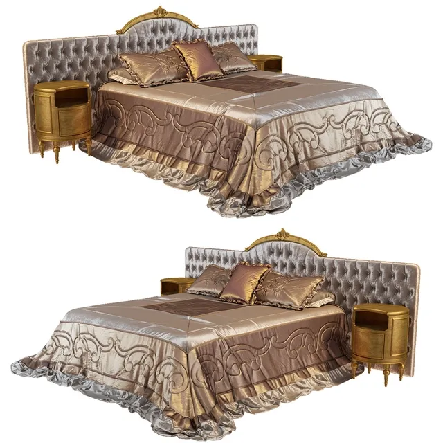 furniture – Bed Stradivari 3 3ds Max
