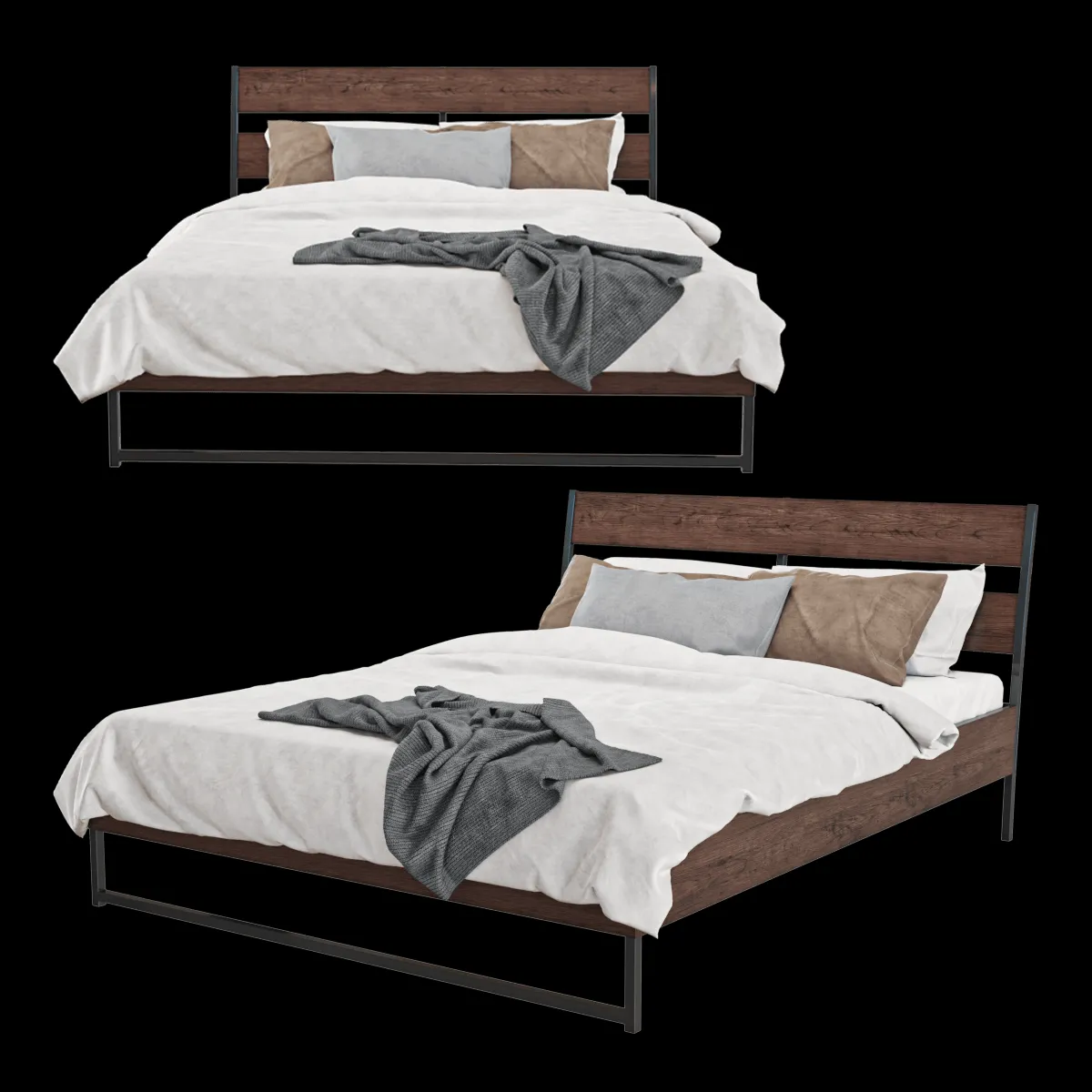 furniture – Bed Trysil 3ds Max