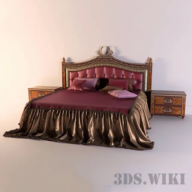 furniture – Bed Tural Caspani Tino PARADISE 3ds Max