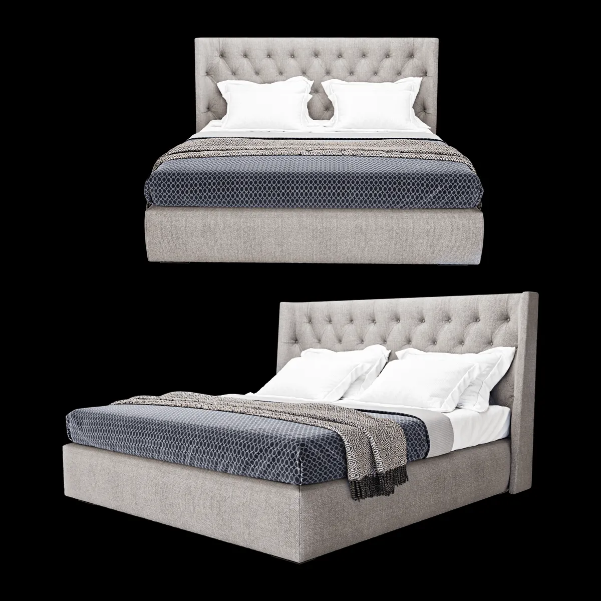 furniture – Bed Turman 3ds Max