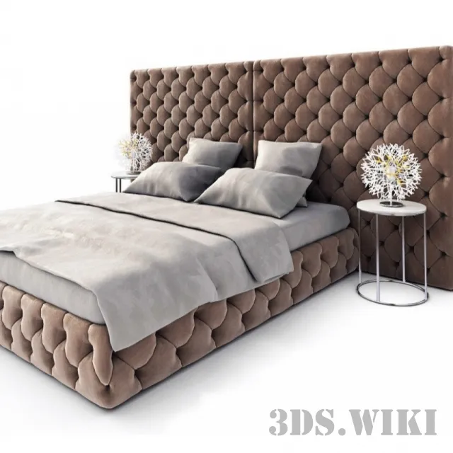 furniture – Bed TUYO by Meridiani 3ds Max