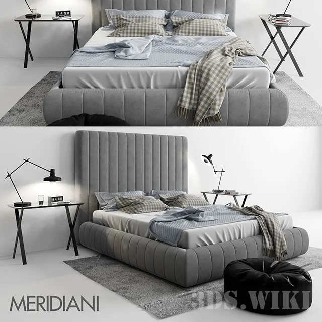 furniture – Bed TUYO Meridiani 3ds Max