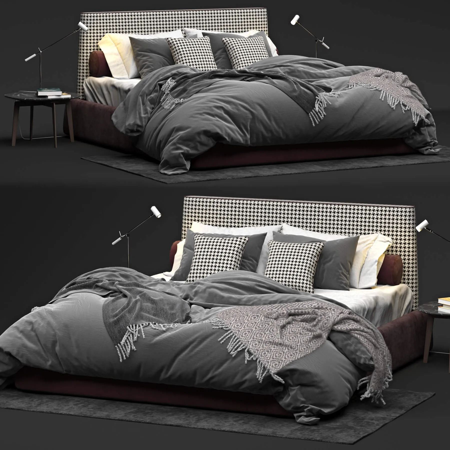 furniture – Bed Twils Byron 3ds Max