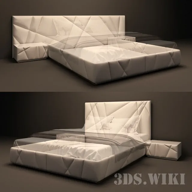 furniture – Bed without bed 3ds Max