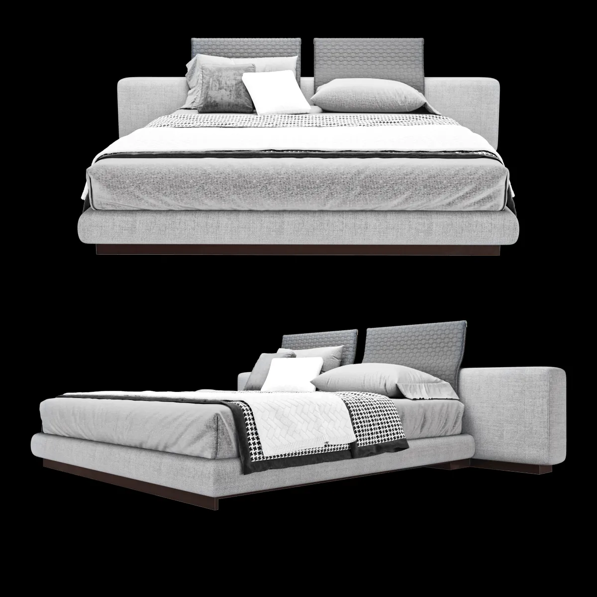 furniture – Bed Yang 3ds Max