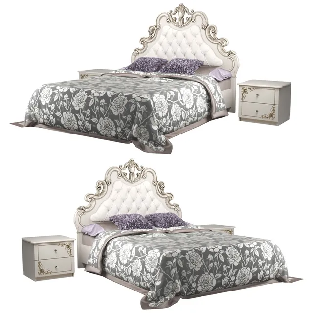 furniture – Bedroom Rosalie 1 3ds Max