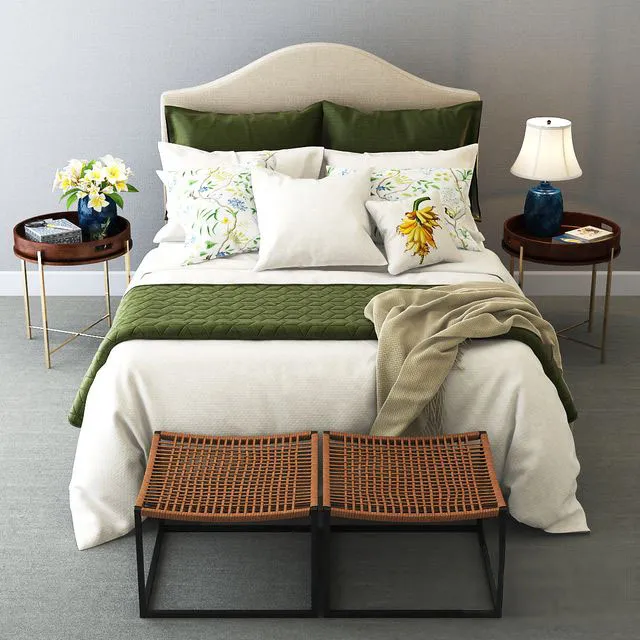 furniture – Bedroom set 010 3ds Max