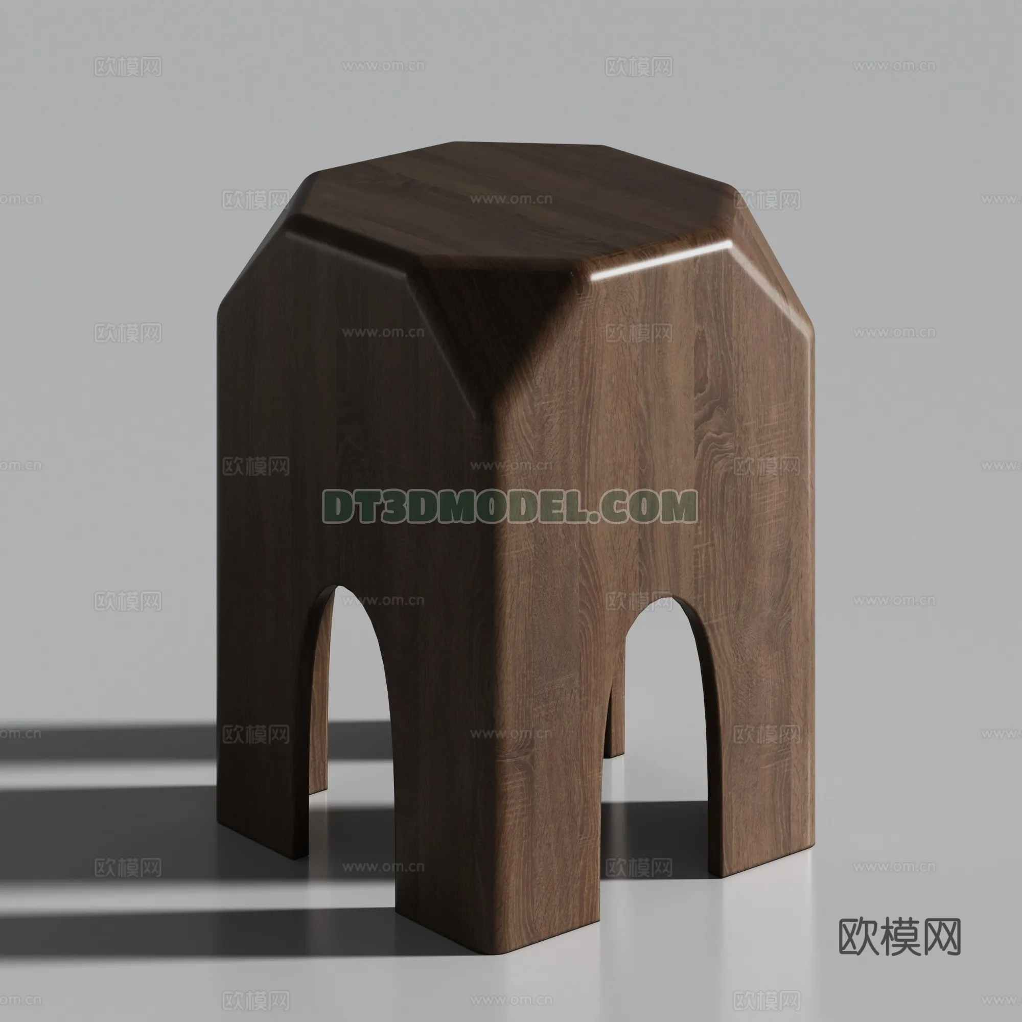 FURNITURE – BEDSIDE TABLE – 3D Model For Interior Design – 2090