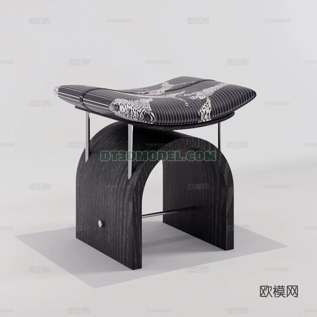 FURNITURE – BEDSIDE TABLE – 3D Model For Interior Design – 2097