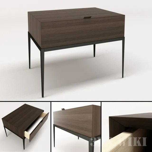furniture – Bedside table Kessler by MisuraEmme 3ds Max