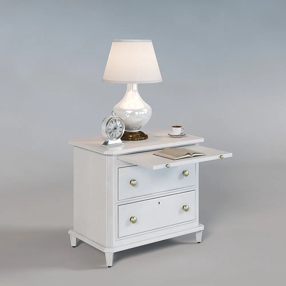furniture – Bedside table Laurel 340-23-80 (inlay in the set) 3ds Max