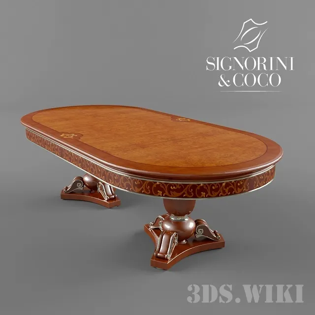 furniture – Bellagio table from Signorini & Coco 3ds Max