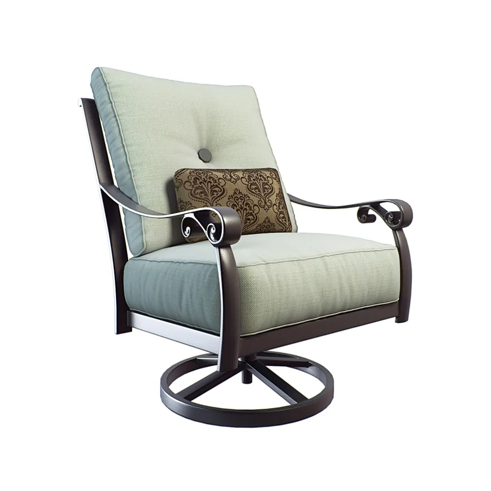 furniture – Bellanova Cushioned High Back Swivel Lounge Rocker 3ds Max