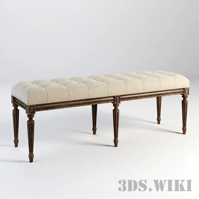 furniture – Bench Gramercy Home 801.006-2N7 3ds Max