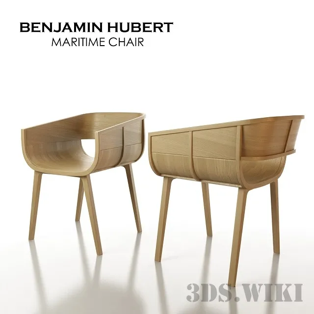furniture – Benjamin Hubert Maritime Wooden Chair 3ds Max
