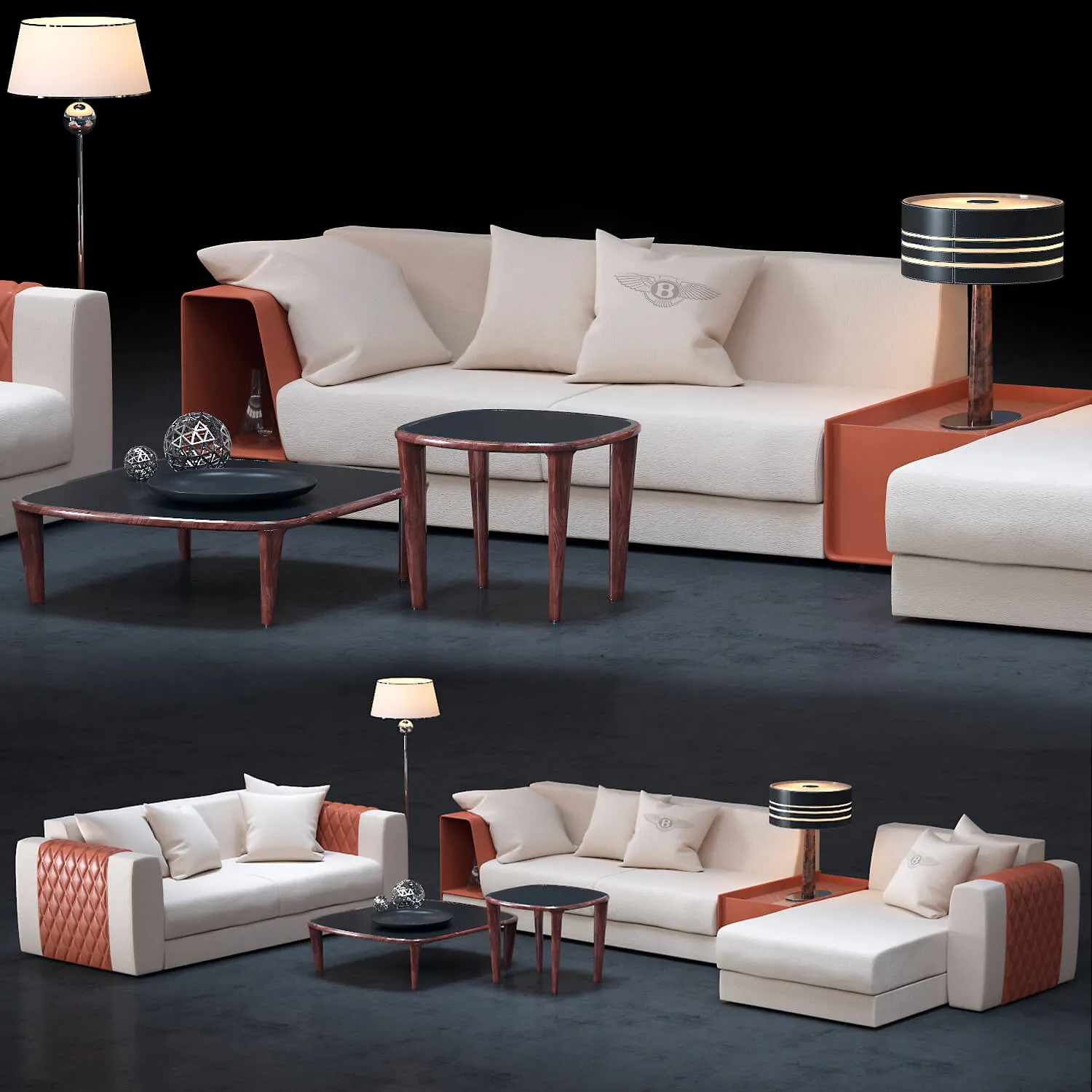 furniture – Bentley Eastgate sofas 3ds Max