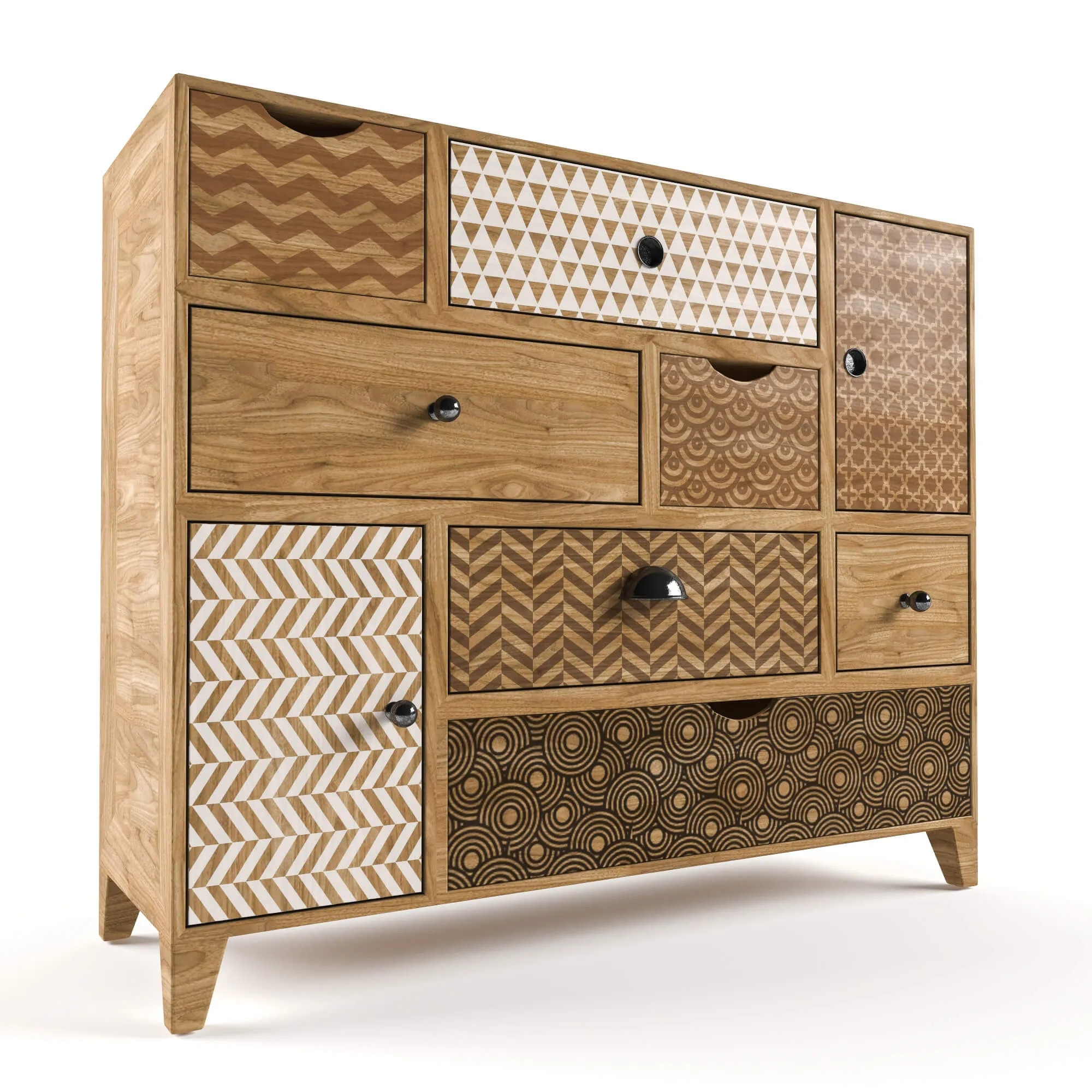 furniture – Bergþórr chest of drawers in the Scandinavian style 3ds Max