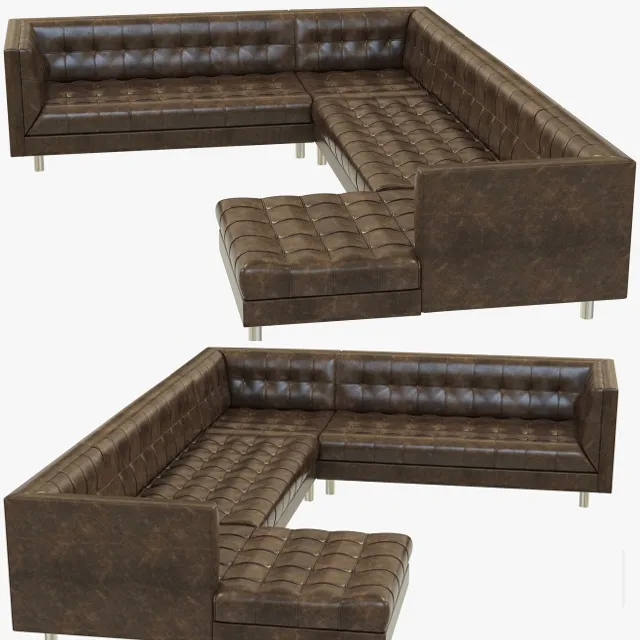 furniture – Bernhardt Dunhill Sectional sofa 3ds Max