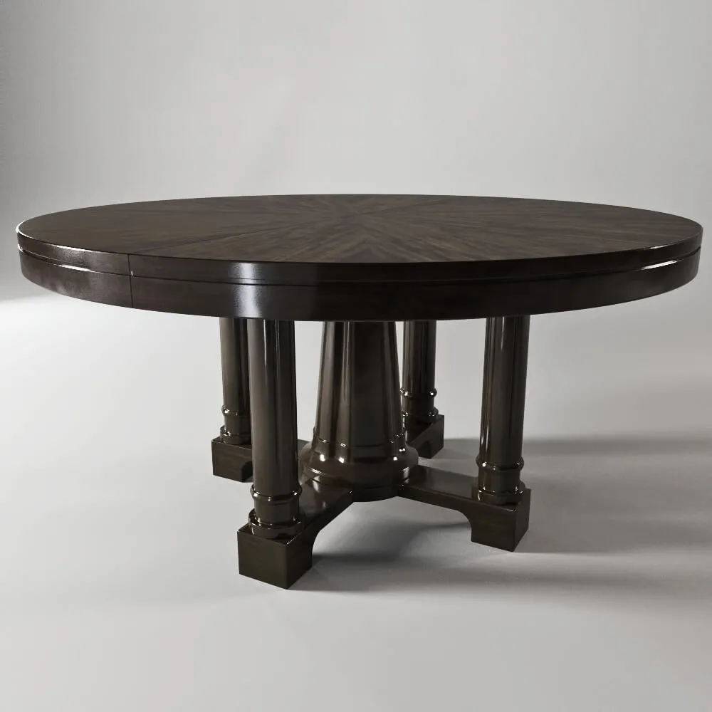 furniture – Bernhardt Sutton House Round dining table 3ds Max