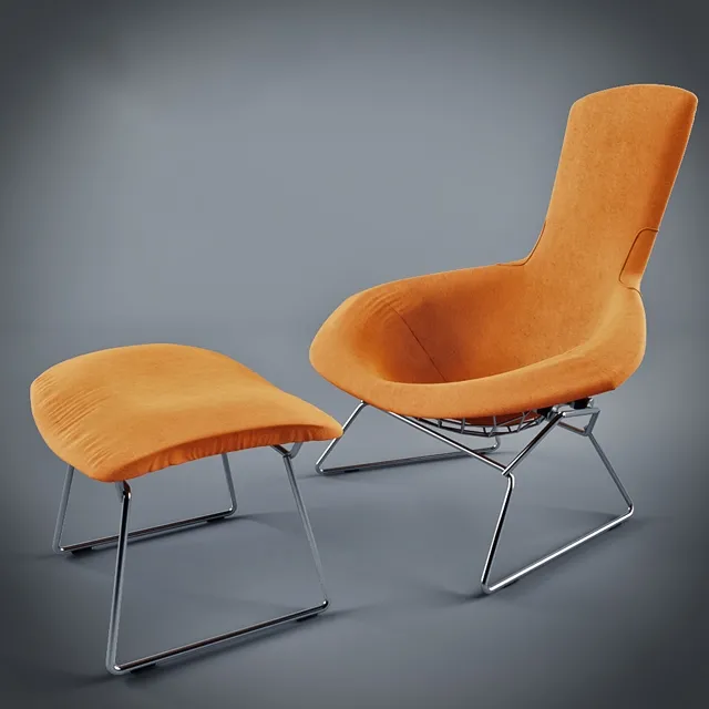 furniture – Bertoia Bird chair 3ds Max