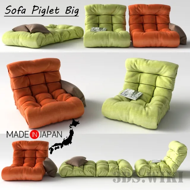 furniture – Big sofa by Piglet 3ds Max