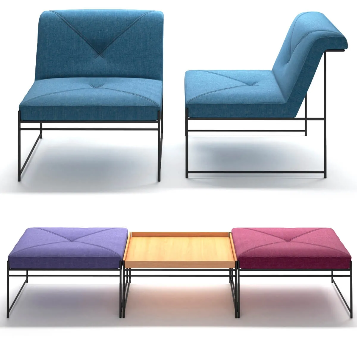 furniture – Bla station Unit 3ds Max